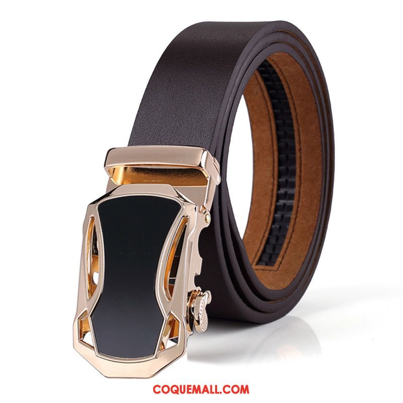 Ceinture Homme Loisir Simple Boucle Automatique, Ceinture Le Nouveau All-match