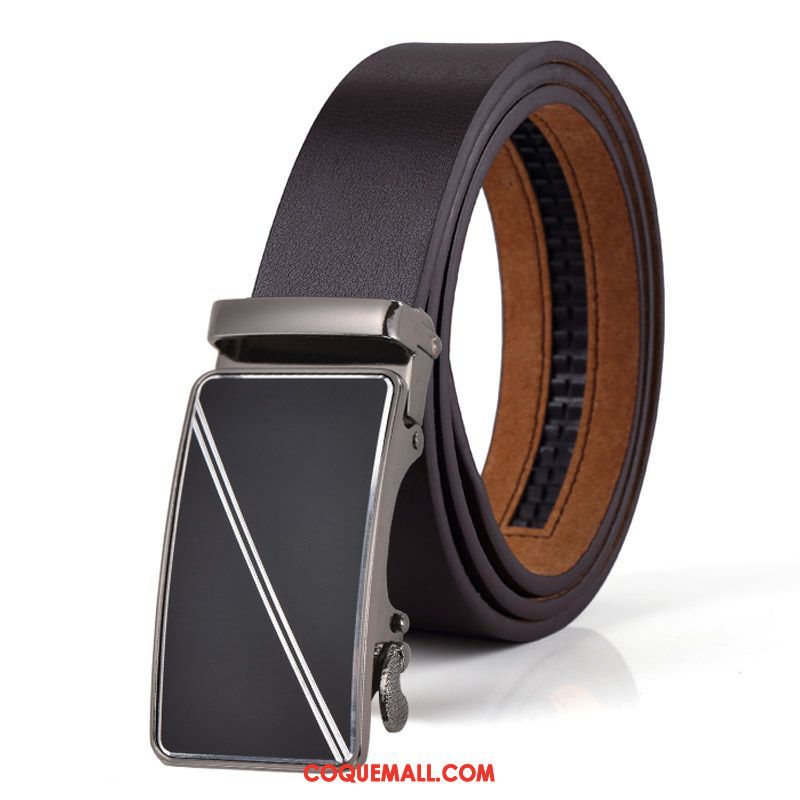 Ceinture Homme Loisir Simple Boucle Automatique, Ceinture Le Nouveau All-match