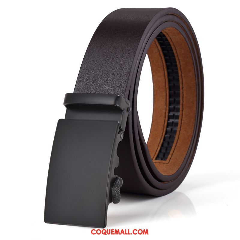 Ceinture Homme Loisir Simple Boucle Automatique, Ceinture Le Nouveau All-match