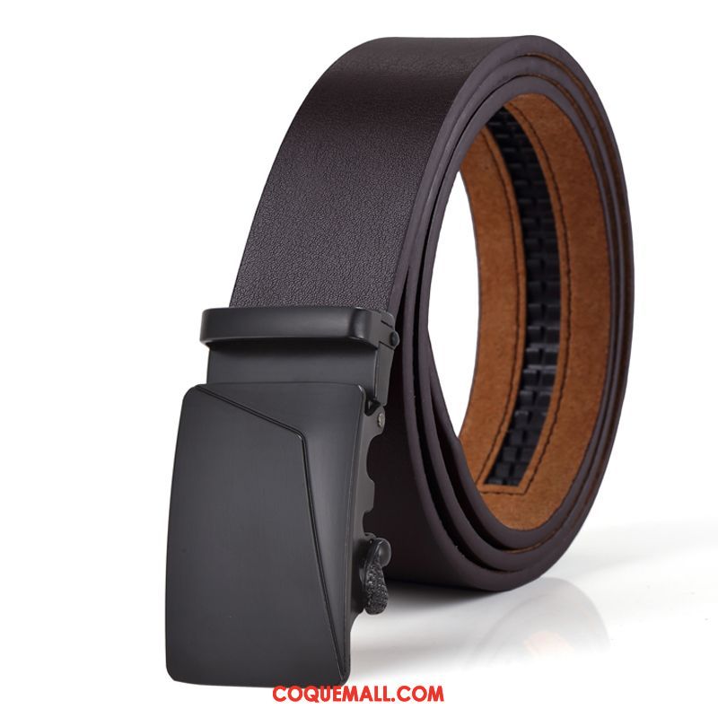 Ceinture Homme Loisir Simple Boucle Automatique, Ceinture Le Nouveau All-match