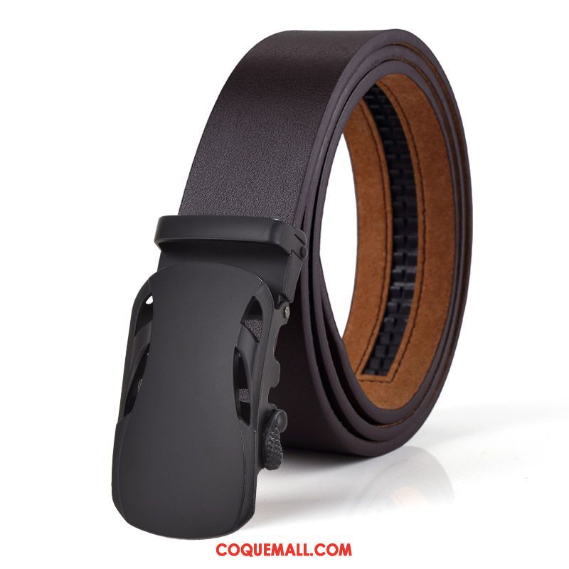 Ceinture Homme Loisir Simple Boucle Automatique, Ceinture Le Nouveau All-match