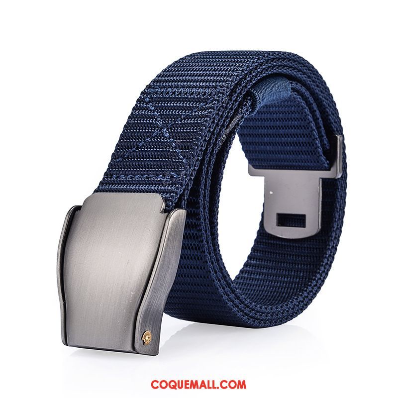 Ceinture Homme Loisir Sport Nylon, Ceinture Automatique All-match Braun Dunkel