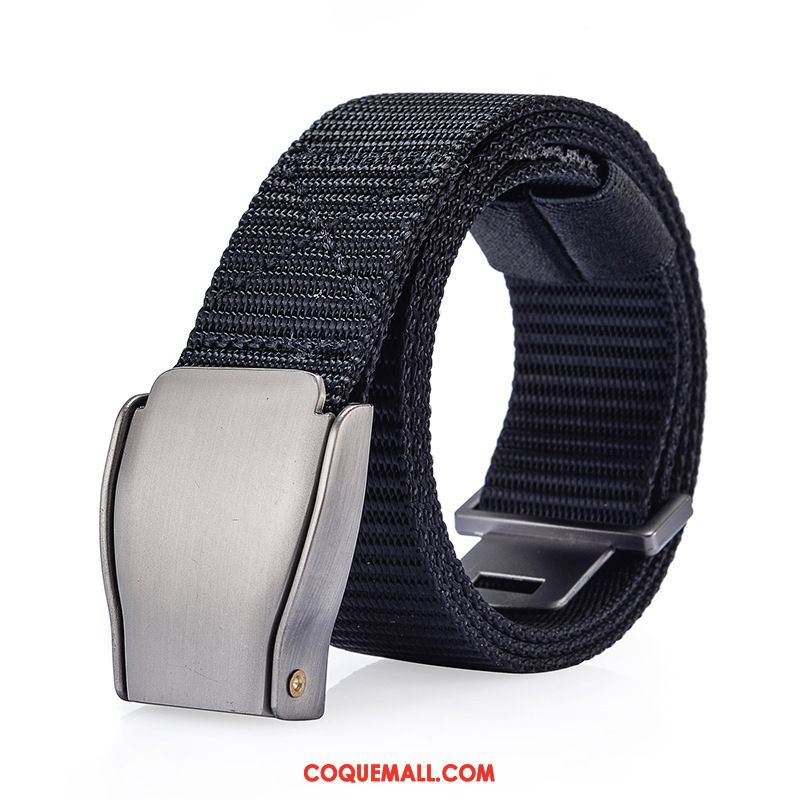 Ceinture Homme Loisir Sport Nylon, Ceinture Automatique All-match Braun Dunkel