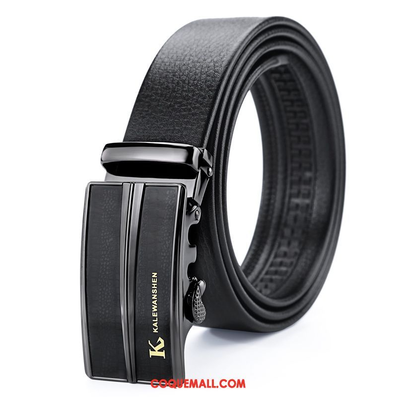 Ceinture Homme Loisir Âge Moyen Boucle Automatique, Ceinture Vêtements De Cérémonie Jeunesse