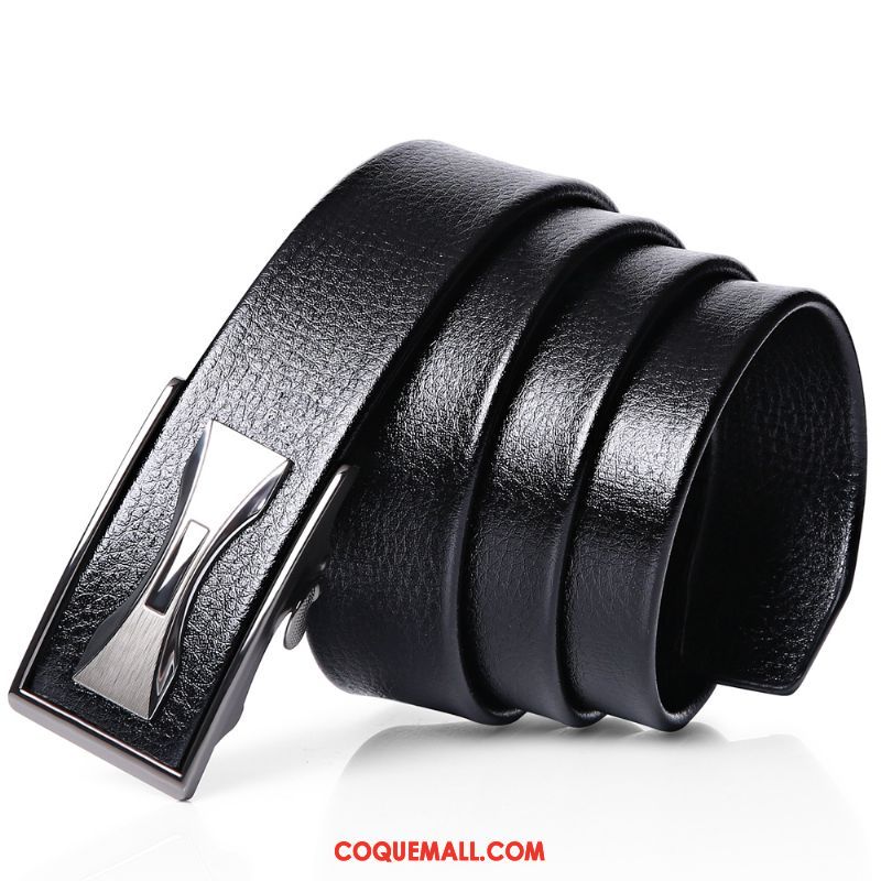 Ceinture Homme Loisir Âge Moyen Boucle Automatique, Ceinture Vêtements De Cérémonie Jeunesse