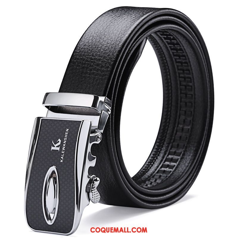 Ceinture Homme Loisir Âge Moyen Boucle Automatique, Ceinture Vêtements De Cérémonie Jeunesse