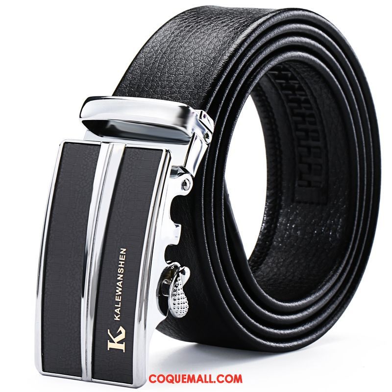 Ceinture Homme Loisir Âge Moyen Boucle Automatique, Ceinture Vêtements De Cérémonie Jeunesse