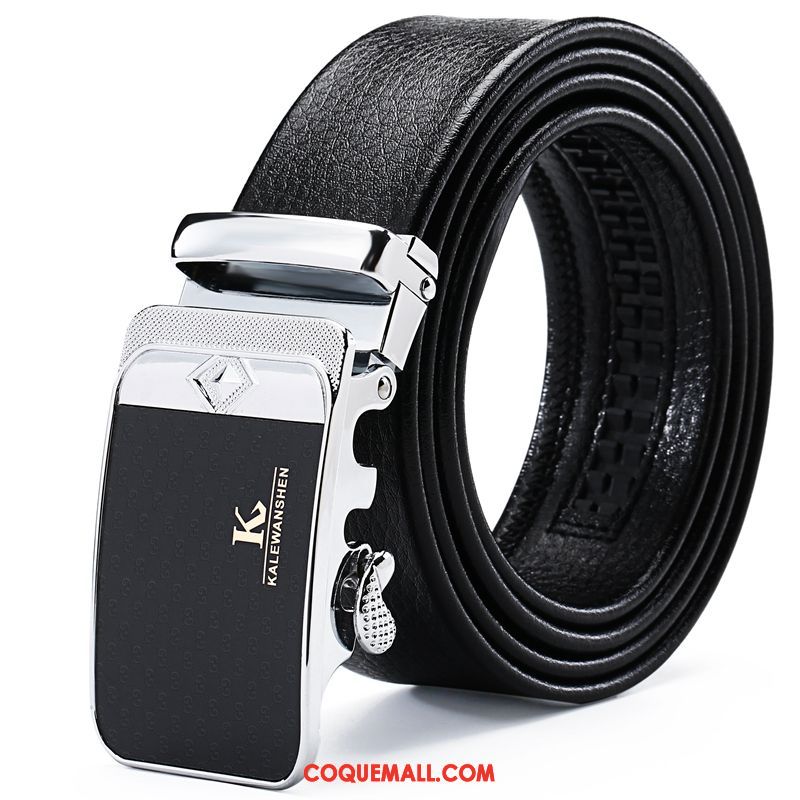 Ceinture Homme Loisir Âge Moyen Boucle Automatique, Ceinture Vêtements De Cérémonie Jeunesse