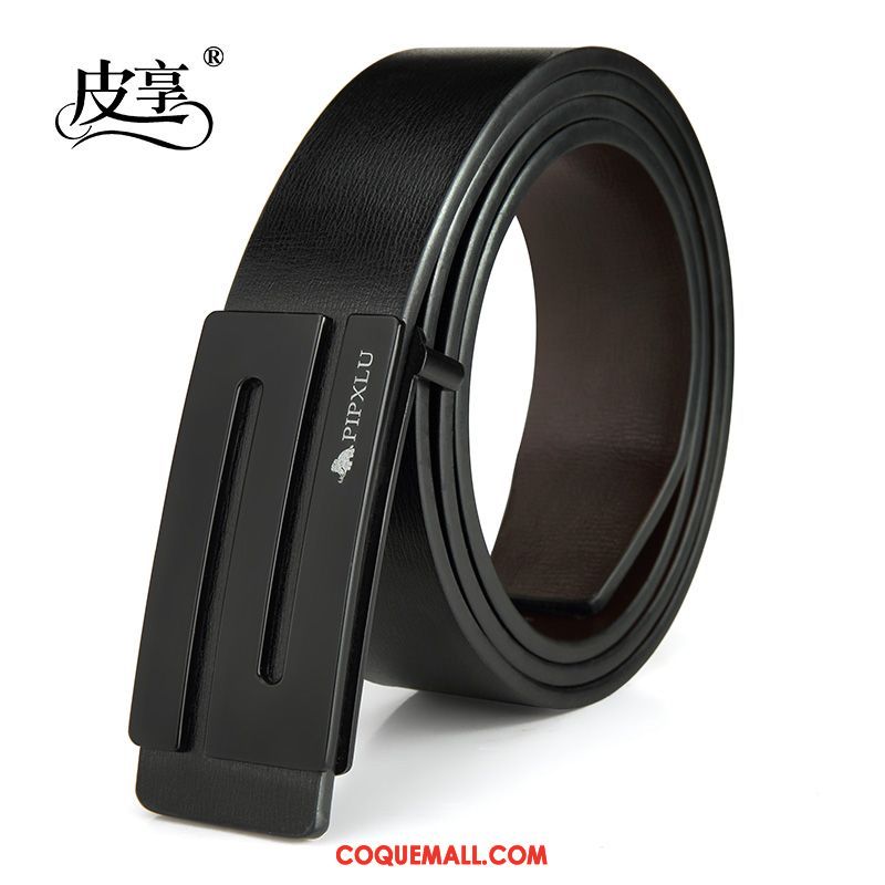 Ceinture Homme Mode Loisir Lisse, Ceinture Simple Lettre