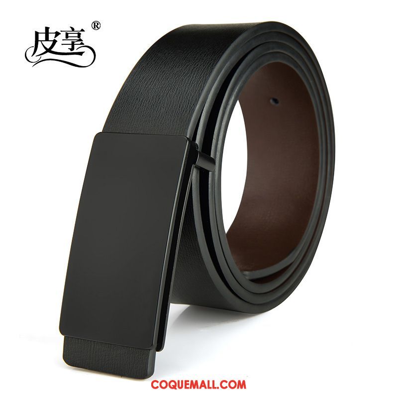 Ceinture Homme Mode Loisir Lisse, Ceinture Simple Lettre