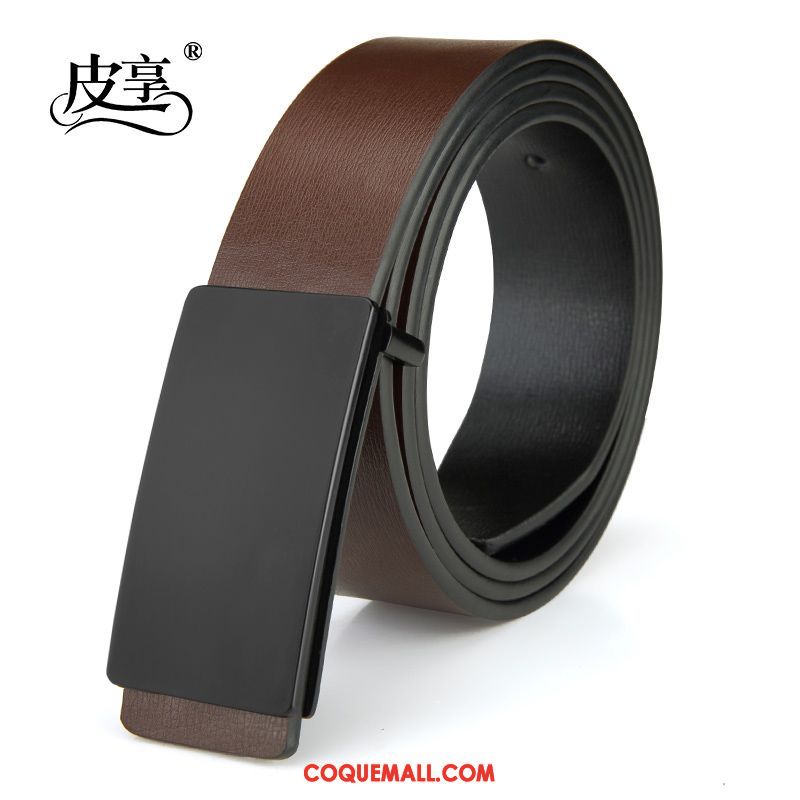 Ceinture Homme Mode Loisir Lisse, Ceinture Simple Lettre