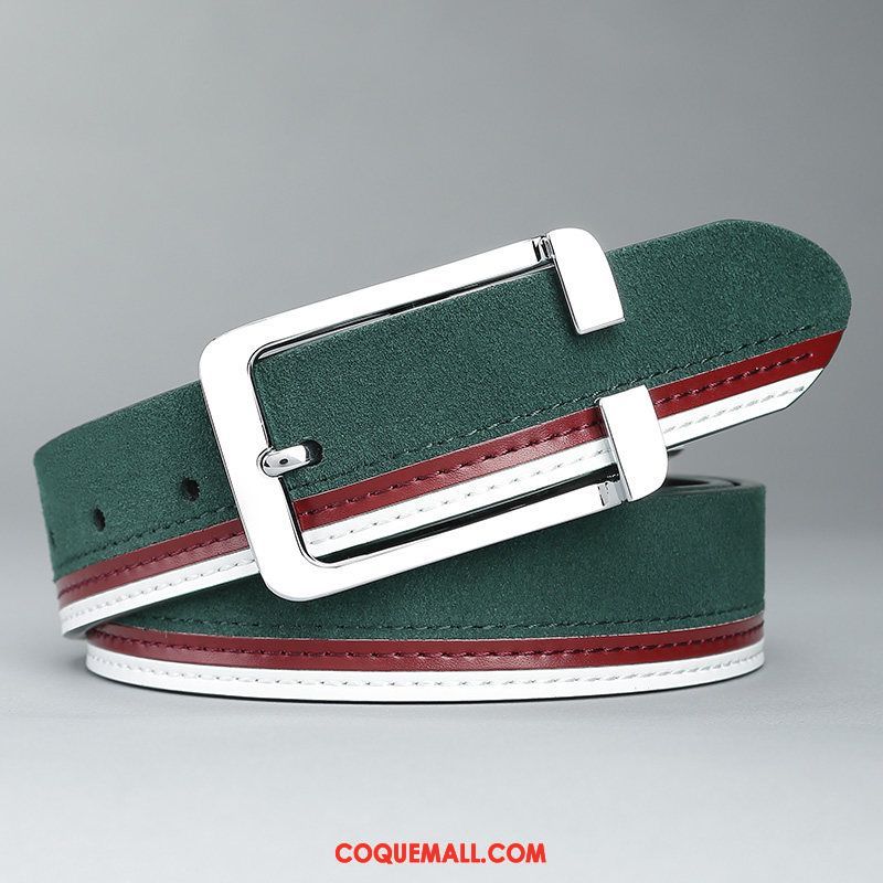 Ceinture Homme Mode Étudiant Milieu, Ceinture Tendance Petit Khaki