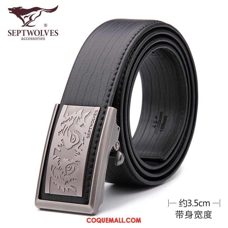 Ceinture Homme Tendance Pure Loisir, Ceinture Cuir Véritable Authentique