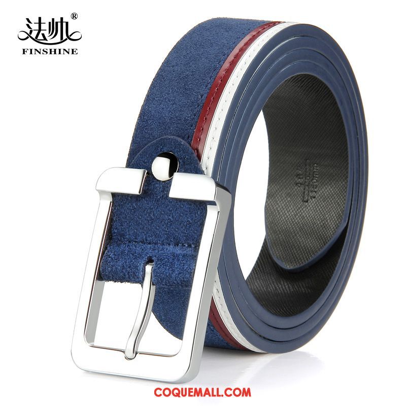 Ceinture Homme Vert All-match Mode, Ceinture Jeune Tendance