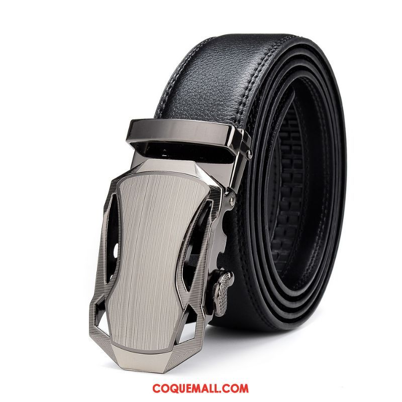 Ceinture Homme Étudiant Boucle Automatique Jeans, Ceinture Pas Cher All-match Braun