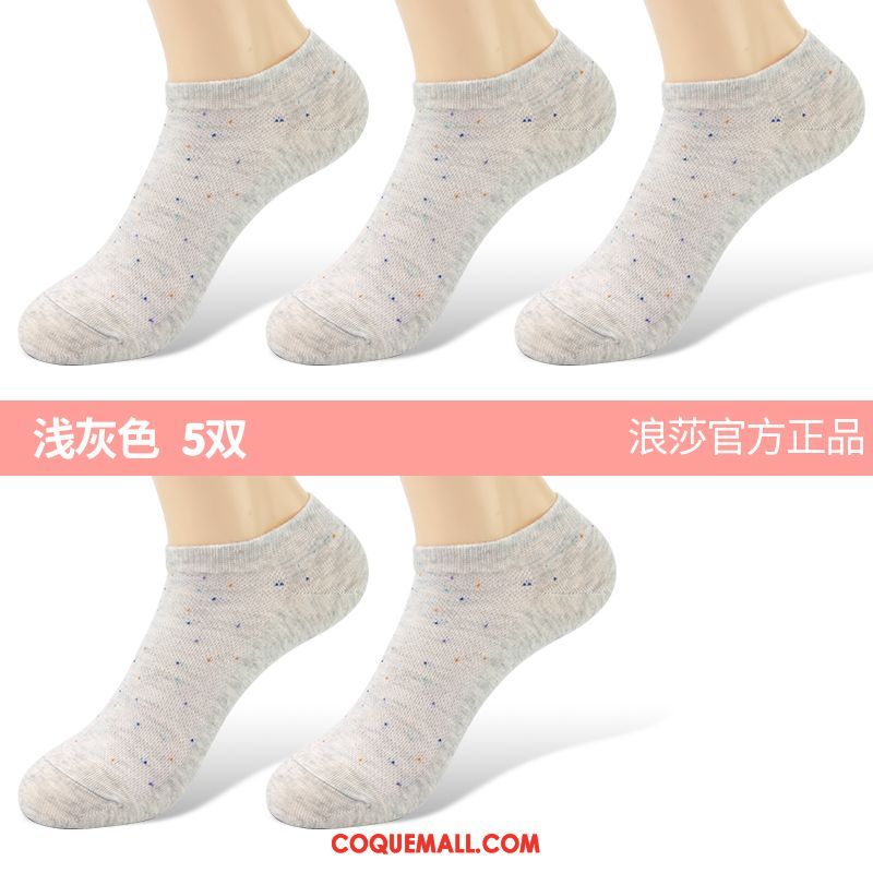 Chaussette Femme Anti-odeur Faible Été, Chaussette Coton Chaussettes En Coton