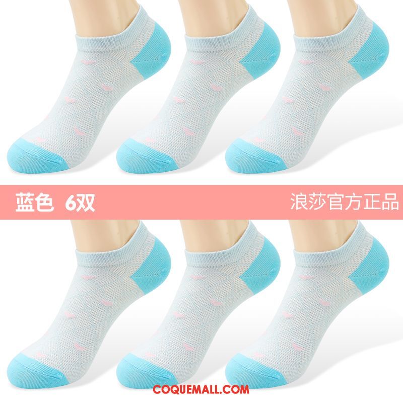 Chaussette Femme Anti-odeur Faible Été, Chaussette Coton Chaussettes En Coton