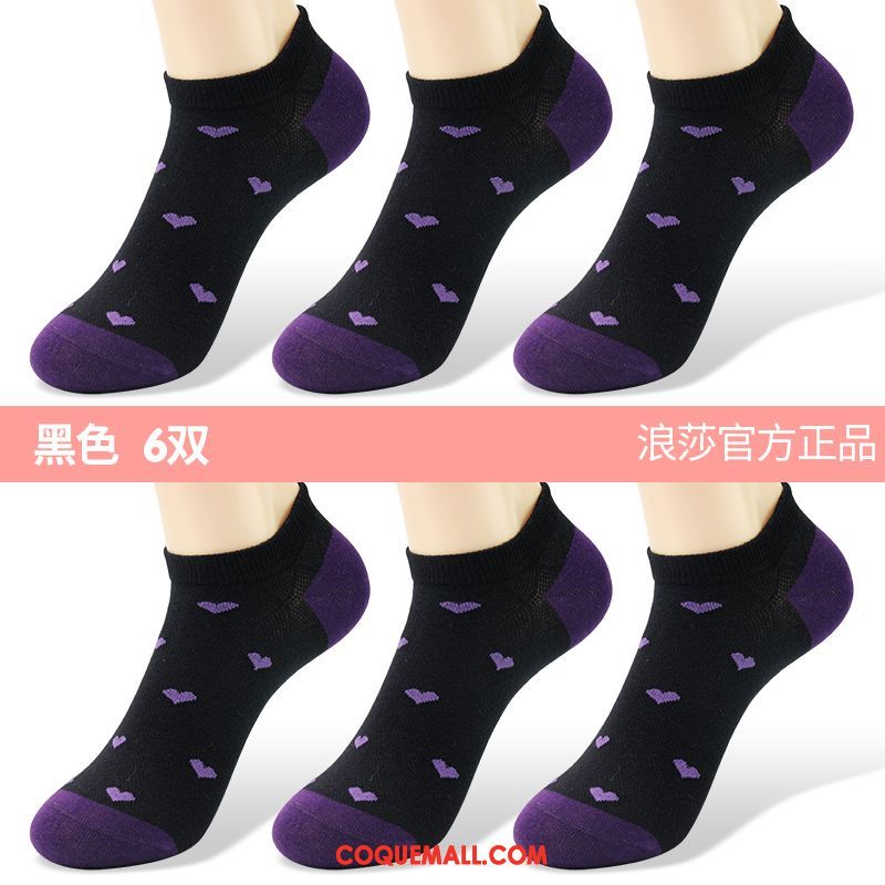 Chaussette Femme Anti-odeur Faible Été, Chaussette Coton Chaussettes En Coton