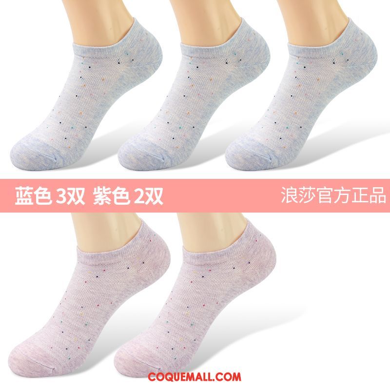 Chaussette Femme Anti-odeur Faible Été, Chaussette Coton Chaussettes En Coton