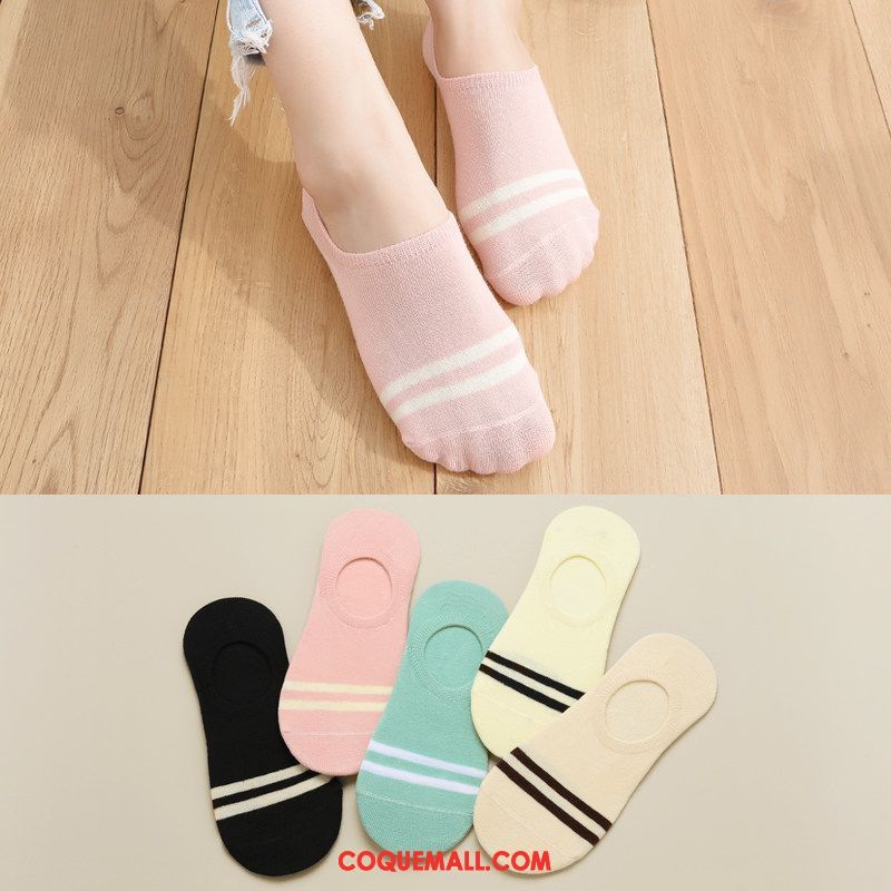 Chaussette Femme Bouche Peu Profonde Chaussette Basse Coupée Silicone, Chaussette Charmant Faible