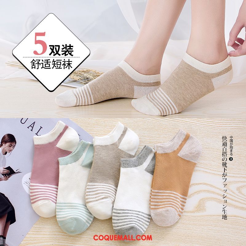 Chaussette Femme Charmant Bouche Peu Profonde Silicone, Chaussette Faible Chaussette Basse Coupée