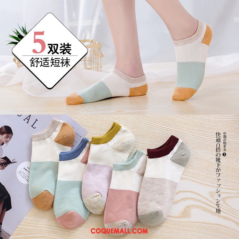 Chaussette Femme Charmant Bouche Peu Profonde Silicone, Chaussette Faible Chaussette Basse Coupée