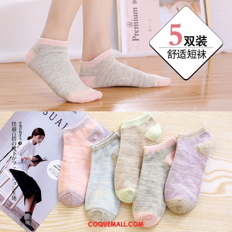 Chaussette Femme Charmant Bouche Peu Profonde Silicone, Chaussette Faible Chaussette Basse Coupée