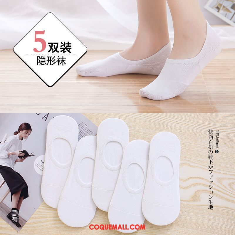 Chaussette Femme Charmant Bouche Peu Profonde Silicone, Chaussette Faible Chaussette Basse Coupée