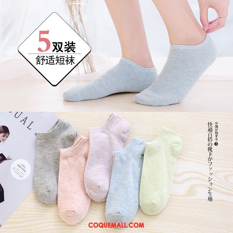 Chaussette Femme Charmant Bouche Peu Profonde Silicone, Chaussette Faible Chaussette Basse Coupée