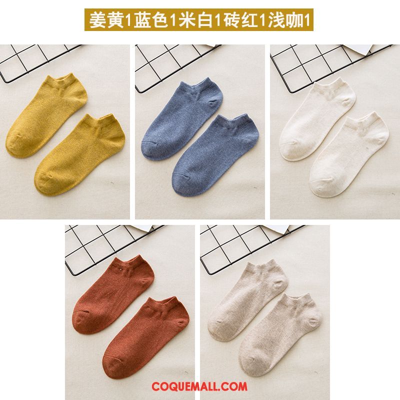 Chaussette Femme Charmant Vent De L'université Bouche Peu Profonde, Chaussette Chaussettes En Coton Chaussette Courte