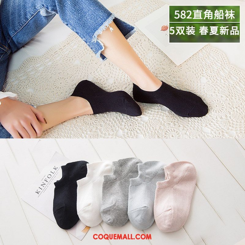 Chaussette Femme Chaussette Basse Coupée Bouche Peu Profonde Chaussette Courte, Chaussette Faible Hiver