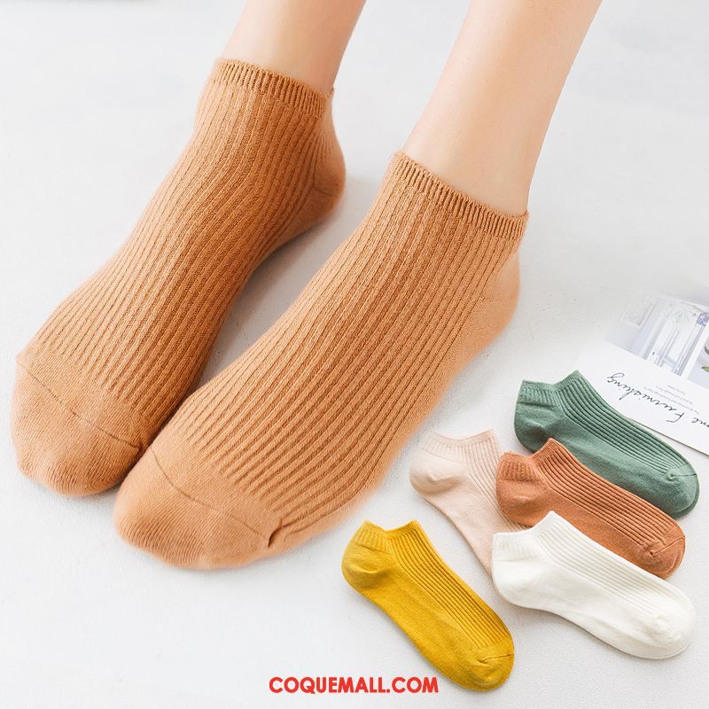 Chaussette Femme Chaussette Courte Invisible Bouche Peu Profonde, Chaussette Chaussettes En Coton L'automne