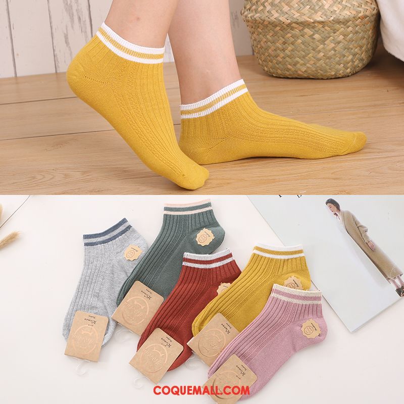 Chaussette Femme Chaussette Courte Invisible Bouche Peu Profonde, Chaussette Chaussettes En Coton L'automne