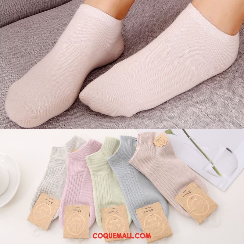 Chaussette Femme Chaussette Courte Invisible Bouche Peu Profonde, Chaussette Chaussettes En Coton L'automne