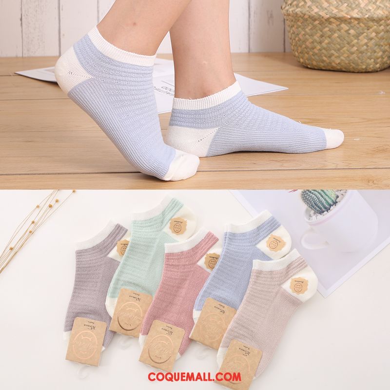 Chaussette Femme Chaussette Courte Invisible Bouche Peu Profonde, Chaussette Chaussettes En Coton L'automne