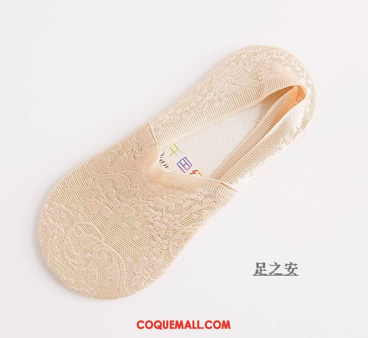 Chaussette Femme Chaussette Courte Printemps Mince, Chaussette Chaussette Basse Coupée Dentelle