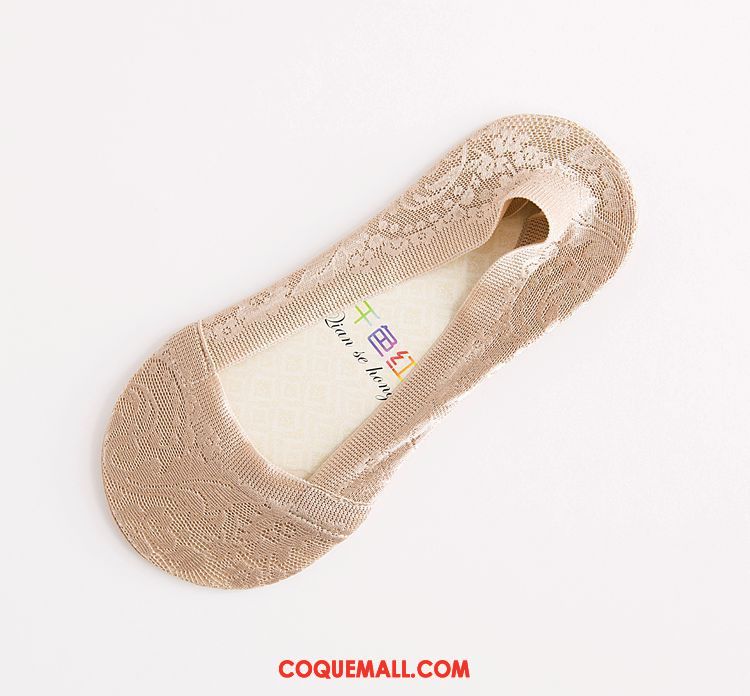 Chaussette Femme Chaussette Courte Printemps Mince, Chaussette Chaussette Basse Coupée Dentelle