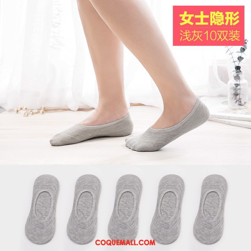 Chaussette Femme Chaussette Longue L'automne Chaussettes En Coton, Chaussette Noir Milieu