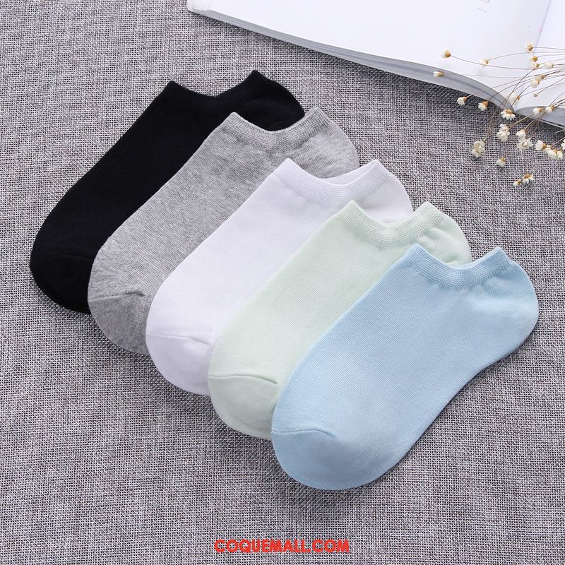 Chaussette Femme Chaussettes En Coton Chaussette Courte Coton, Chaussette Couleurs De Bonbon Étudiant