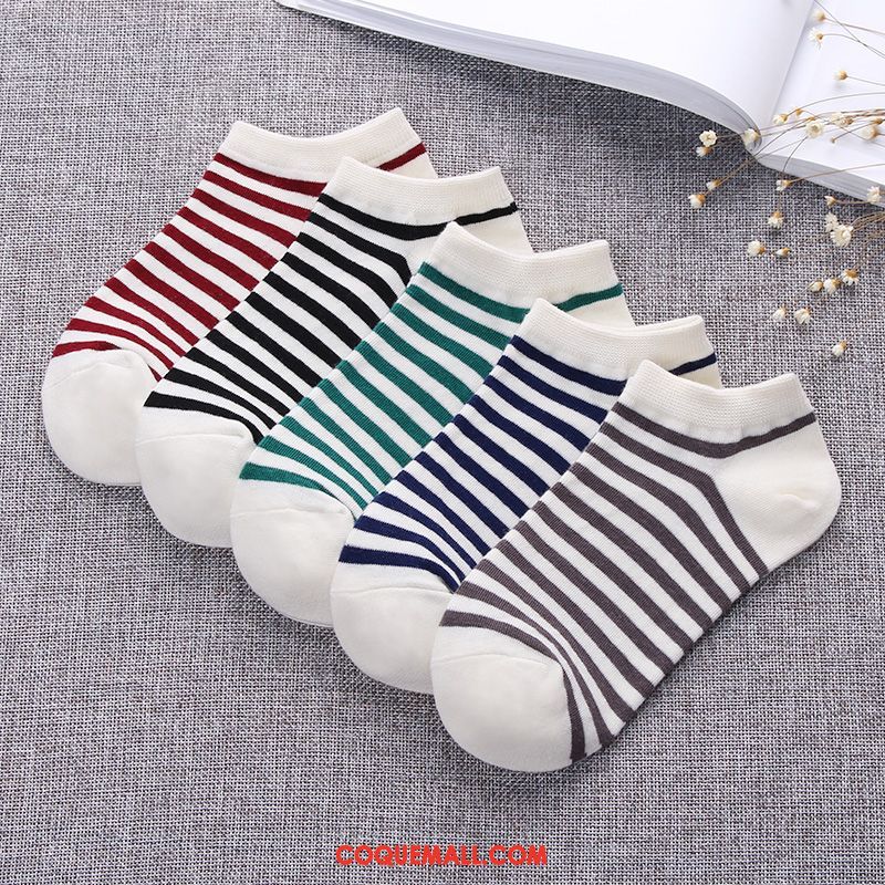 Chaussette Femme Chaussettes En Coton Chaussette Courte Coton, Chaussette Couleurs De Bonbon Étudiant