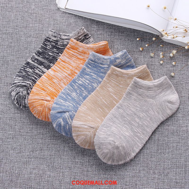 Chaussette Femme Chaussettes En Coton Chaussette Courte Coton, Chaussette Couleurs De Bonbon Étudiant