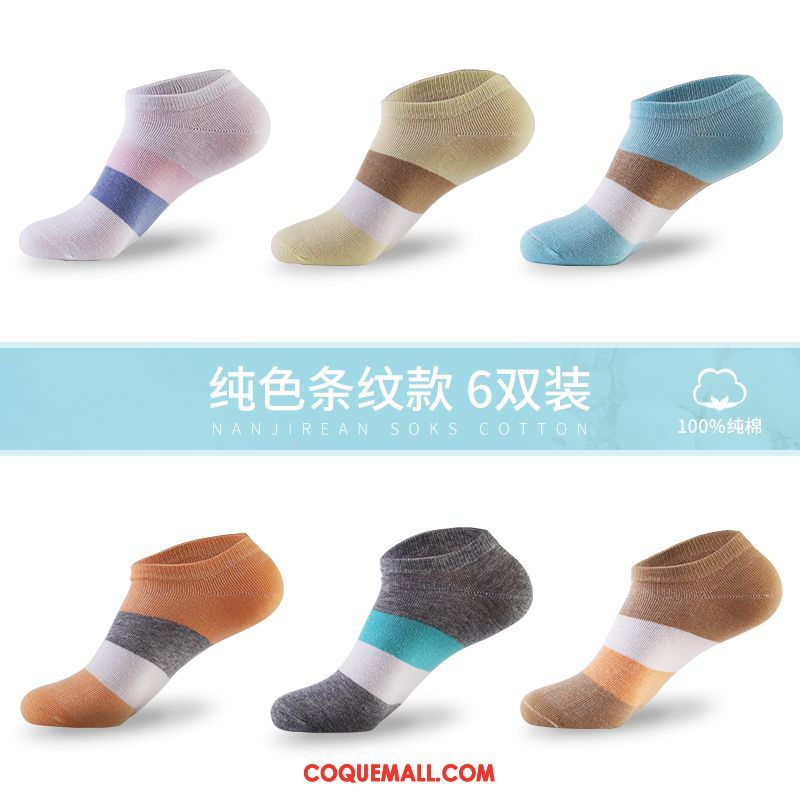 Chaussette Femme Coton Chaussette Courte Chaussettes En Coton, Chaussette Bouche Peu Profonde Milieu