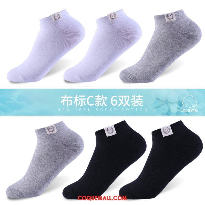 Chaussette Femme Coton Chaussette Courte Chaussettes En Coton, Chaussette Bouche Peu Profonde Milieu