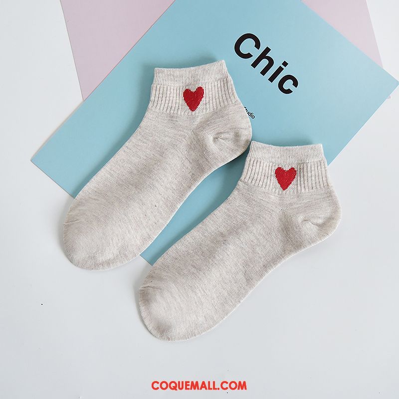 Chaussette Femme Faible Amour Bouche Peu Profonde, Chaussette Section Mince Chaussette Courte