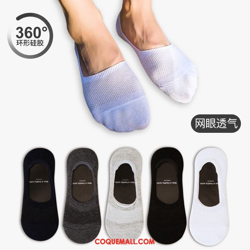 Chaussette Femme Invisible Bouche Peu Profonde Coton, Chaussette Chaussette Basse Coupée Été