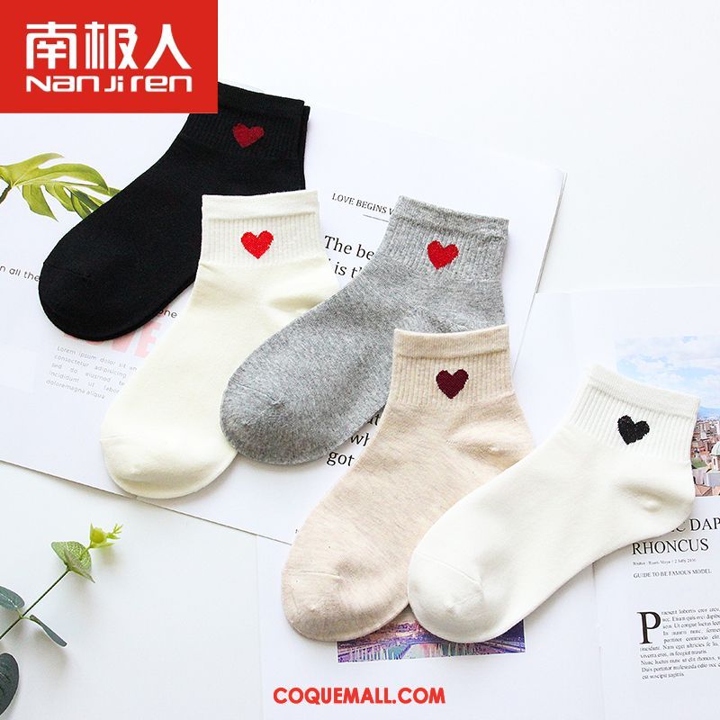 Chaussette Femme Milieu Étudiant Chaussettes En Coton, Chaussette Chaussette Longue Quatre Saisons