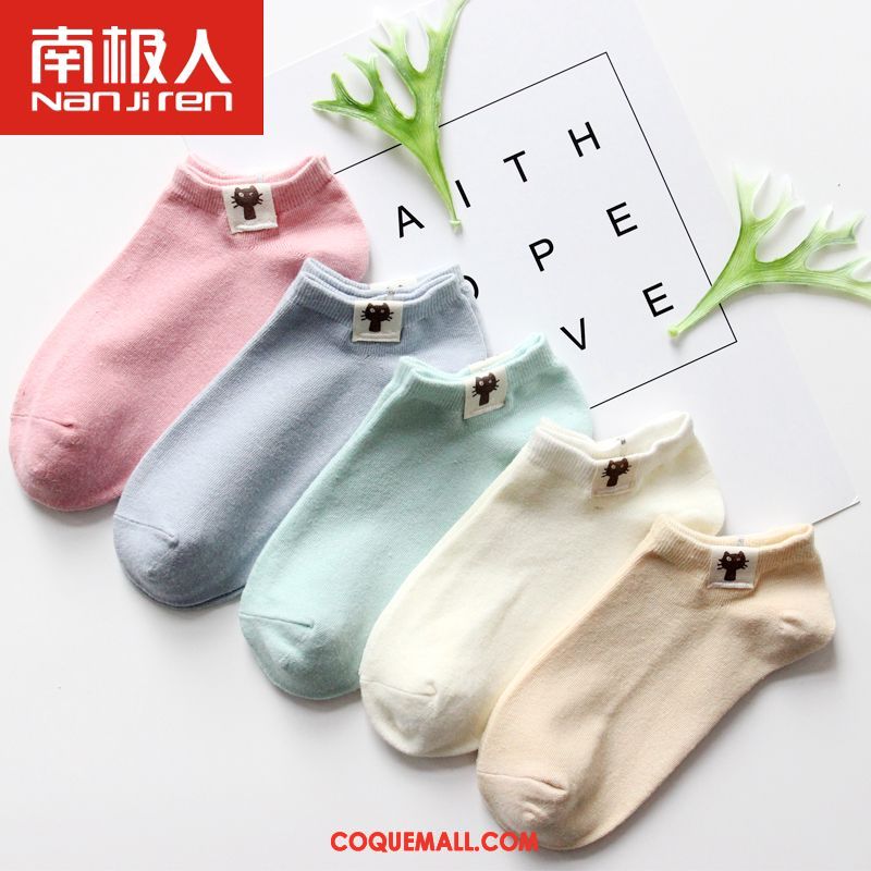 Chaussette Femme Milieu Étudiant Chaussettes En Coton, Chaussette Chaussette Longue Quatre Saisons