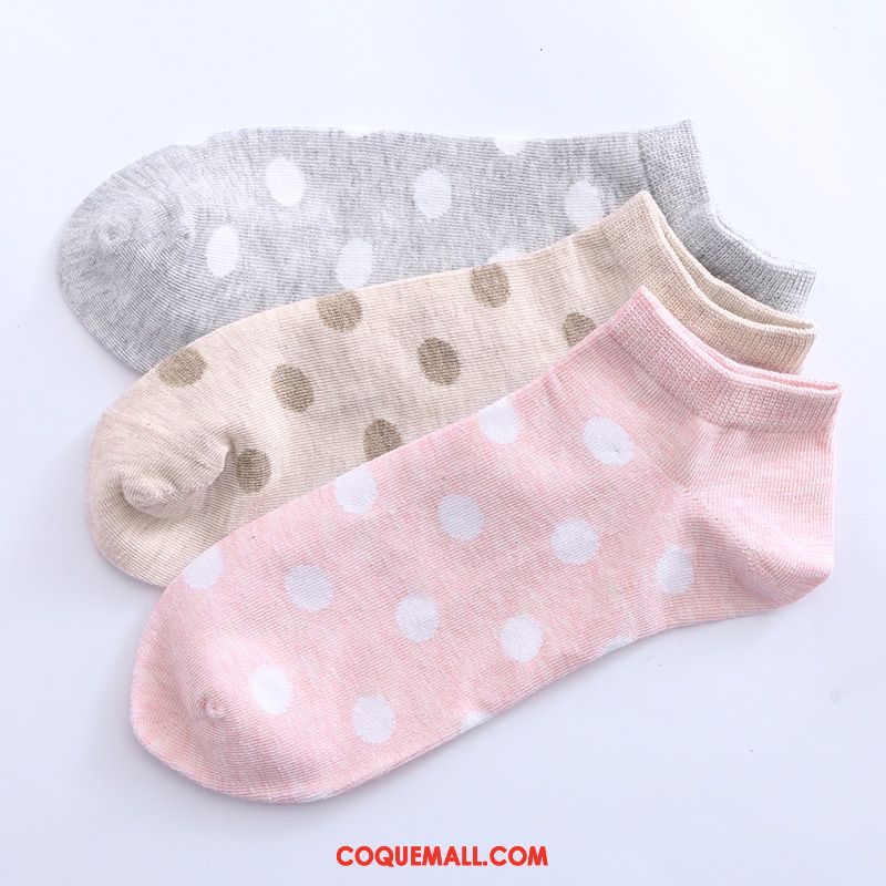 Chaussette Femme Mode Confortable Le Nouveau, Chaussette Gris Bouche Peu Profonde