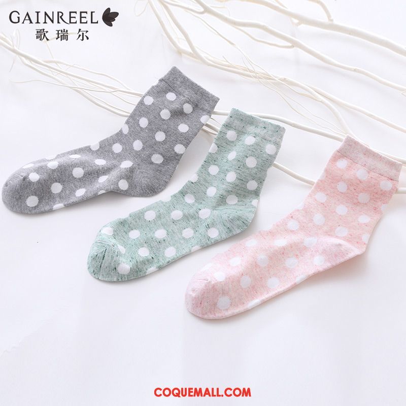 Chaussette Femme Mode Confortable Le Nouveau, Chaussette Gris Bouche Peu Profonde