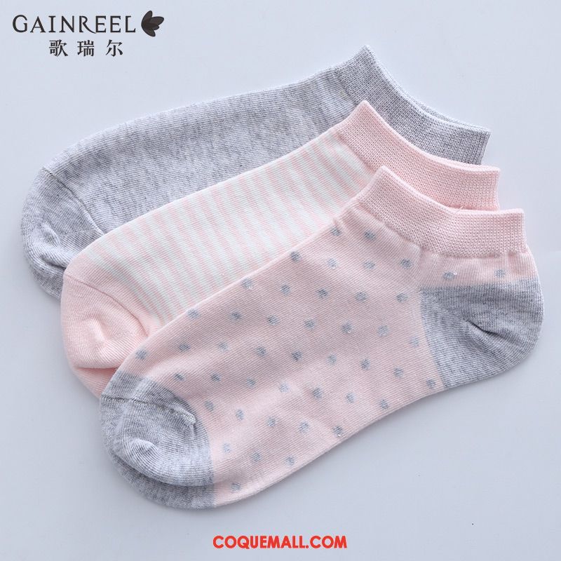 Chaussette Femme Mode Confortable Le Nouveau, Chaussette Gris Bouche Peu Profonde